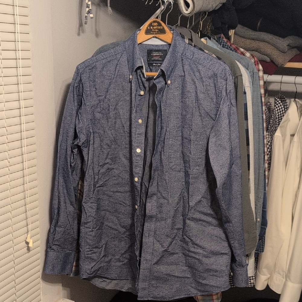 Charles Tyrwhitt Classic Fit Denim Shirt